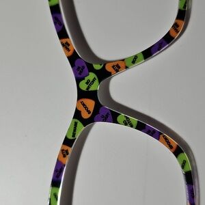 Wanda Topper By PAIR EYEWEAR Acrylic Magnetic Topper SPOOKY HALLOWEEN HEARTS NEW